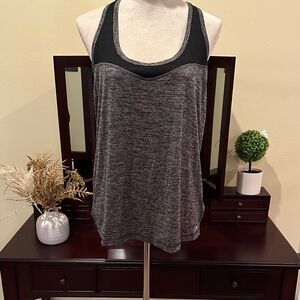 Chic Black and Heather Gray Women's Tank Top